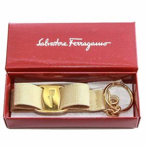 Authentic Salvatore Ferragamo Key ring Charm Yellow